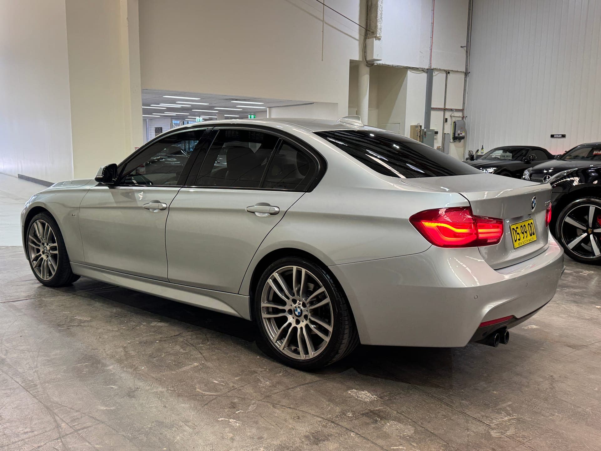 2018 BMW 3 Series 330i M Sport F30 LCI in Silver — engine bay