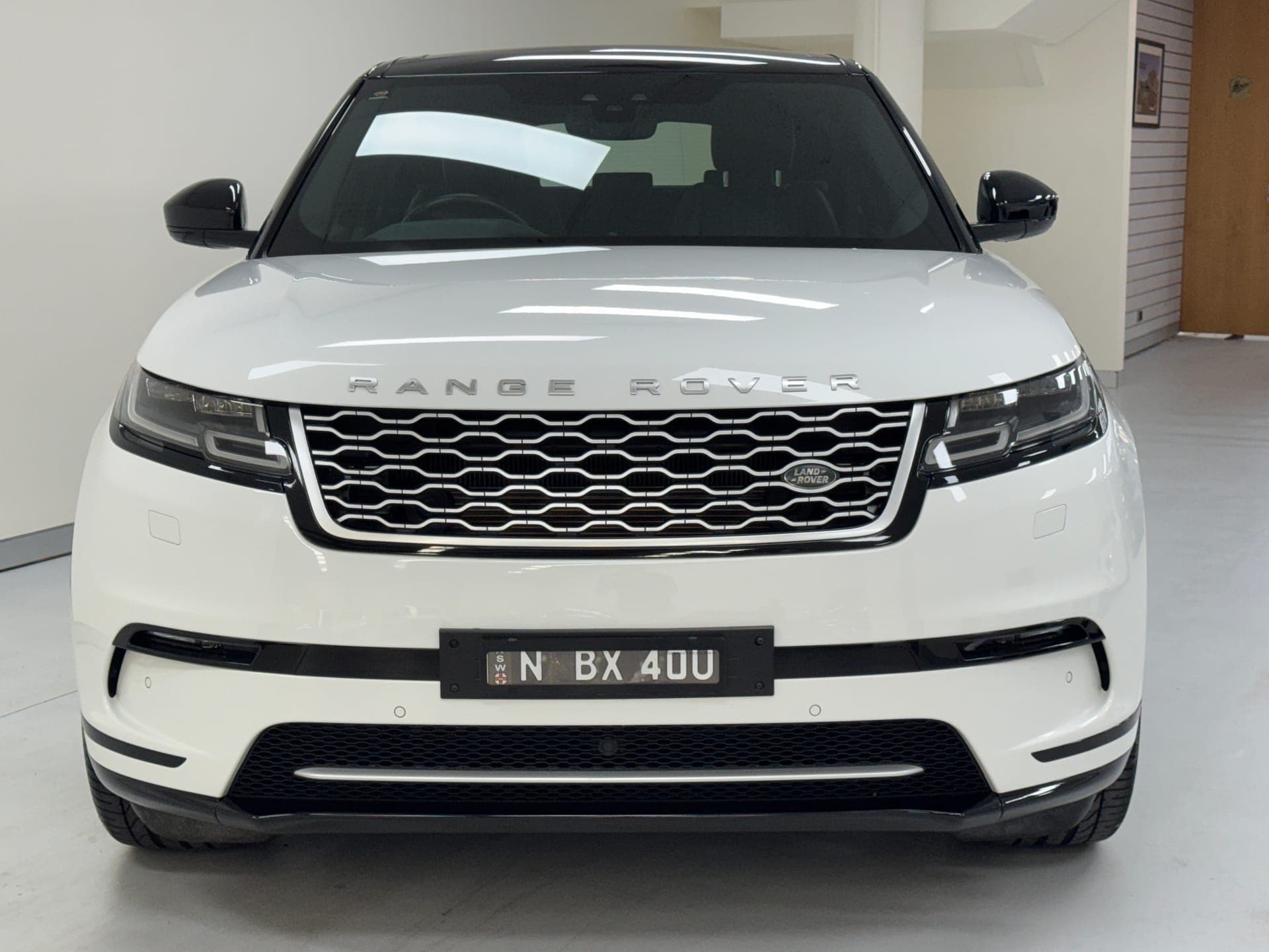2018 Range Rover Velar D300 S AWD in White — interior