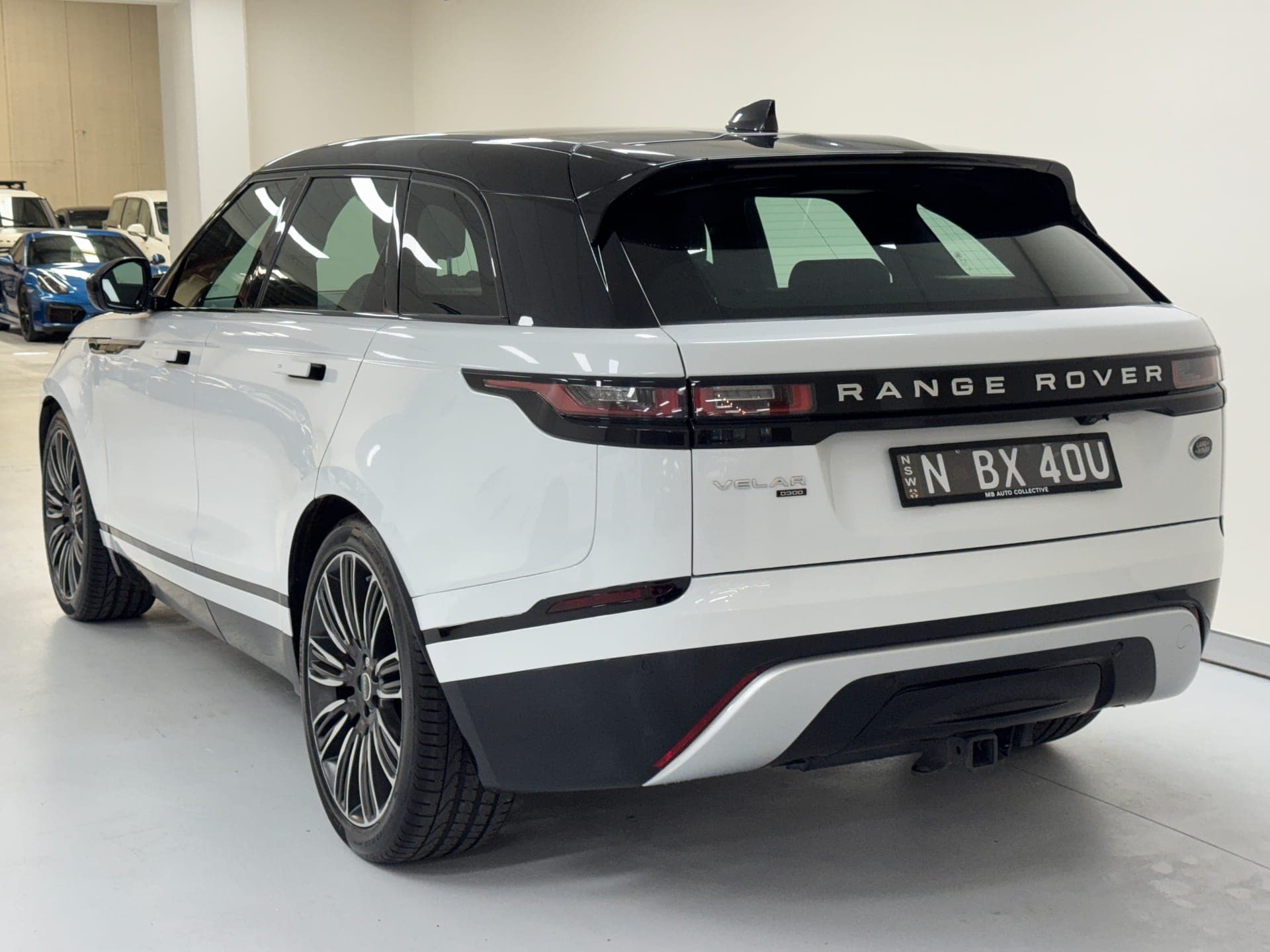 2018 Range Rover Velar D300 S AWD in White — rear seats