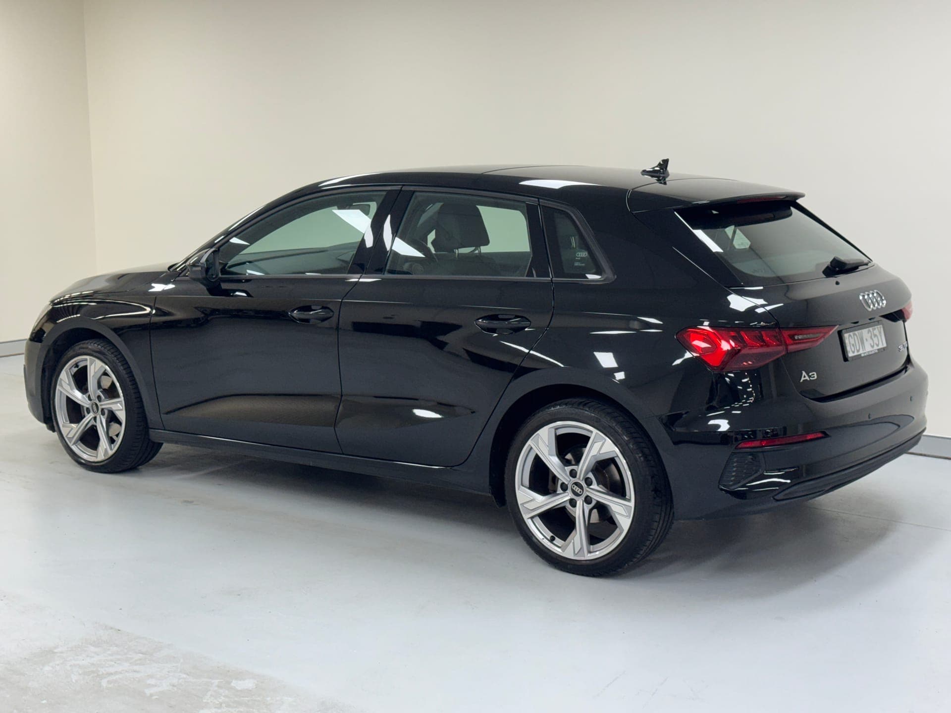 2022 Audi A3 35 TFSI MHEV S tronic in Black — front seats