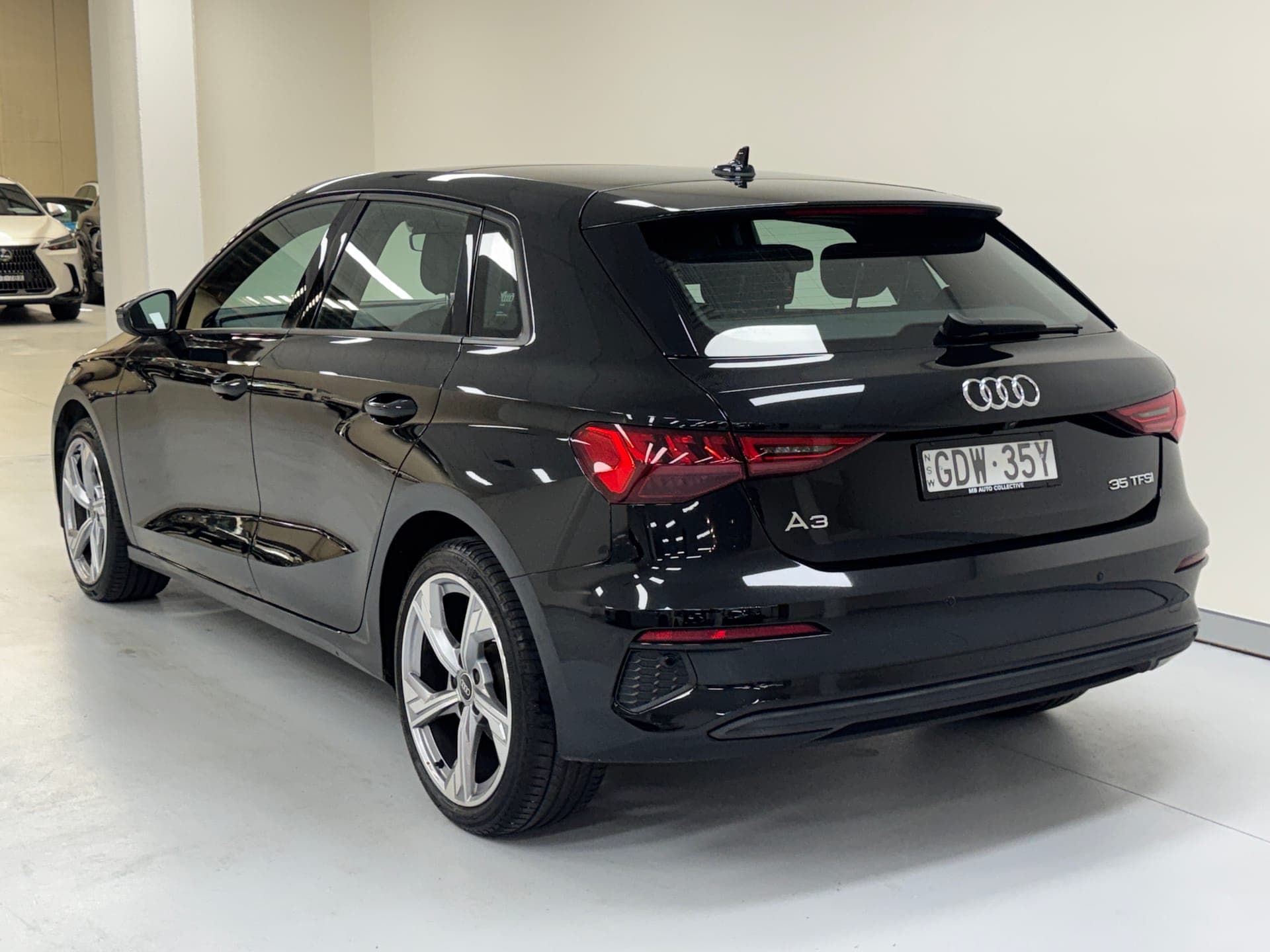 2022 Audi A3 35 TFSI MHEV S tronic in Black — rear seats