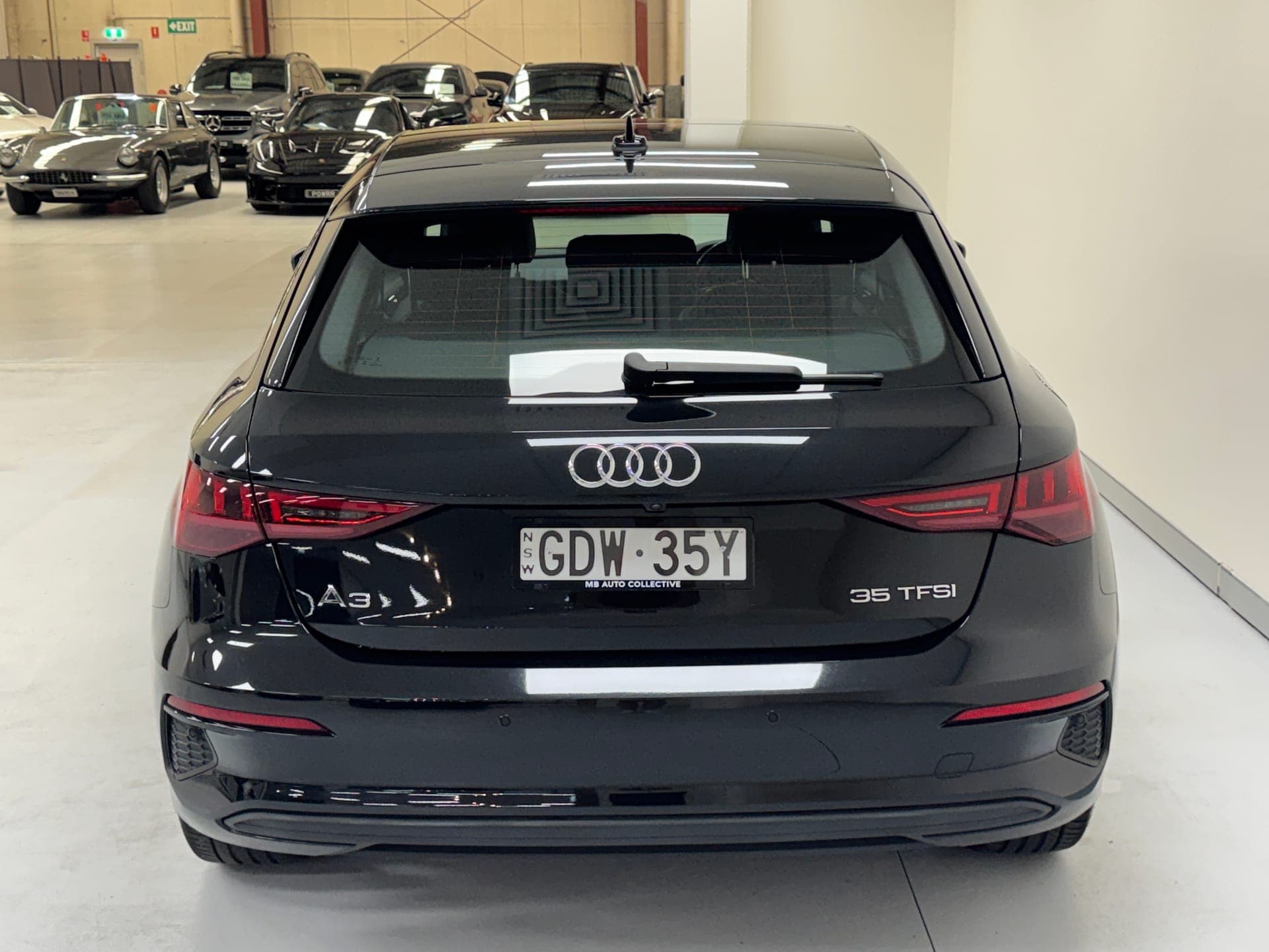 2022 Audi A3 35 TFSI MHEV S tronic in Black — boot