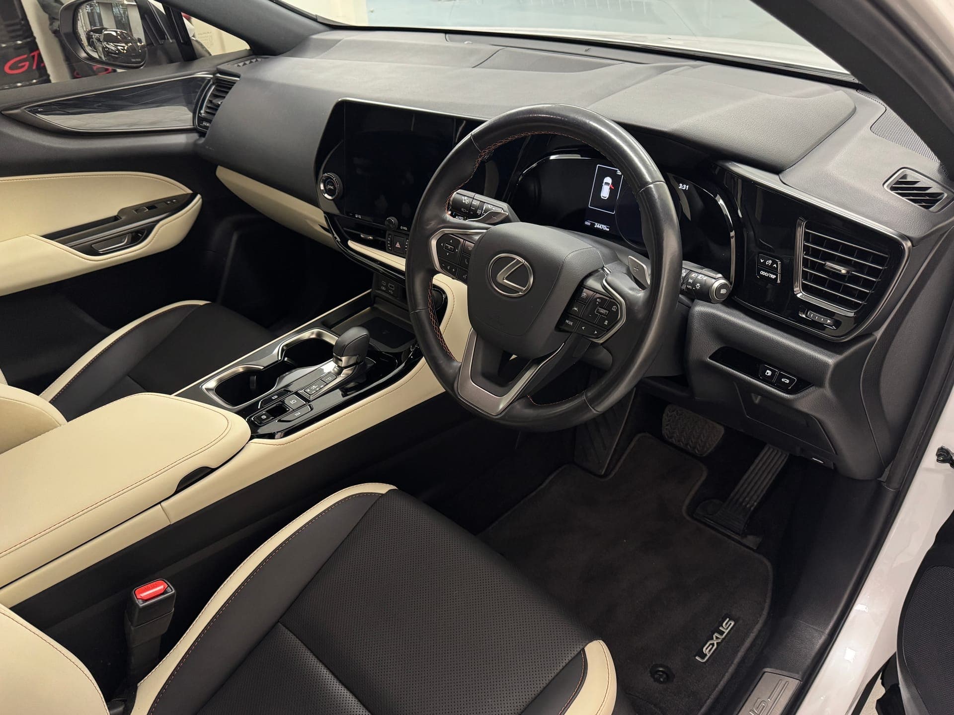 2023 Lexus NX250 2WD AAZA20R in White — odometer