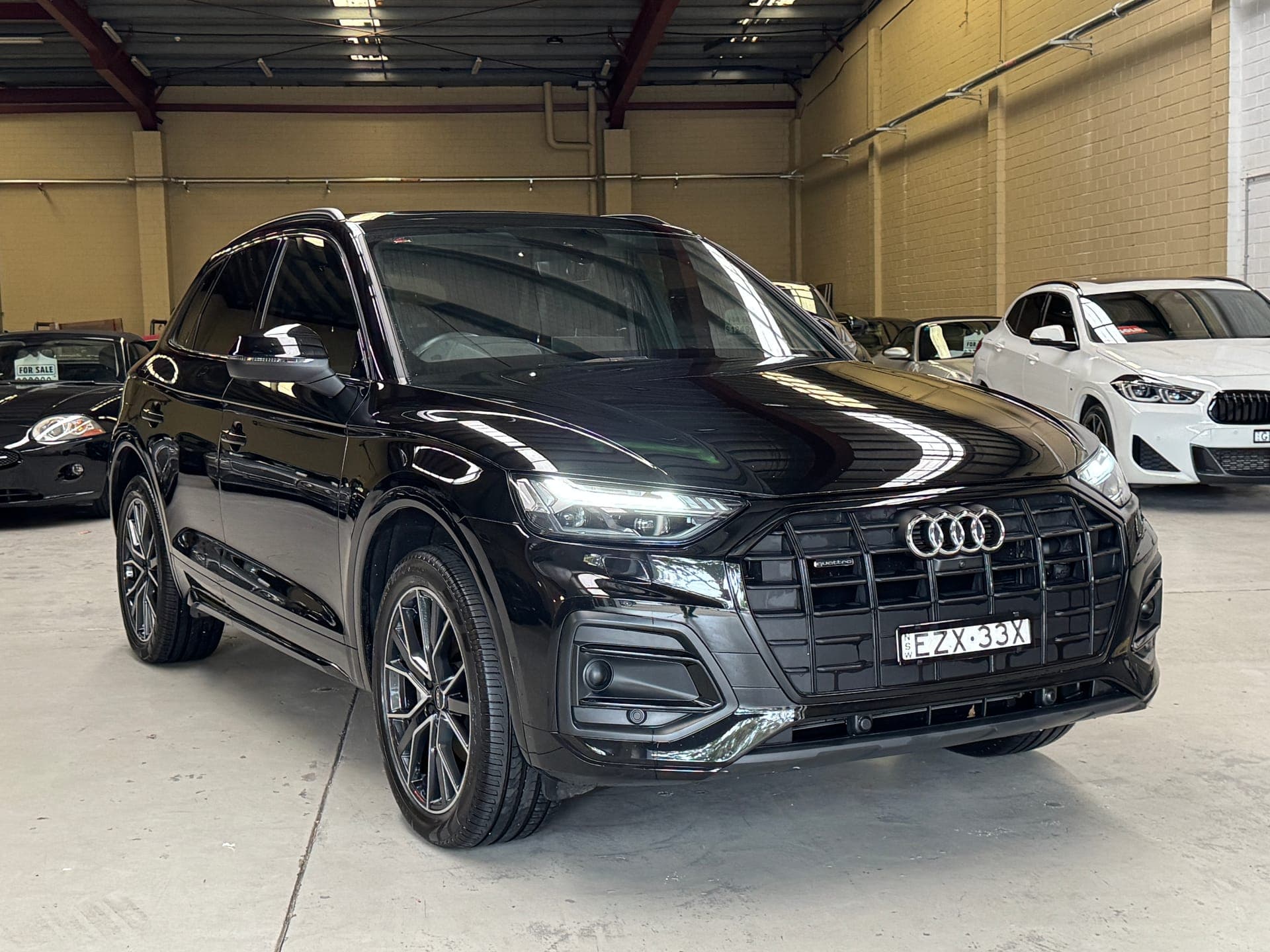 2023 Audi Q5 40 TDI Quattro Sport MHEV in Black — exterior front