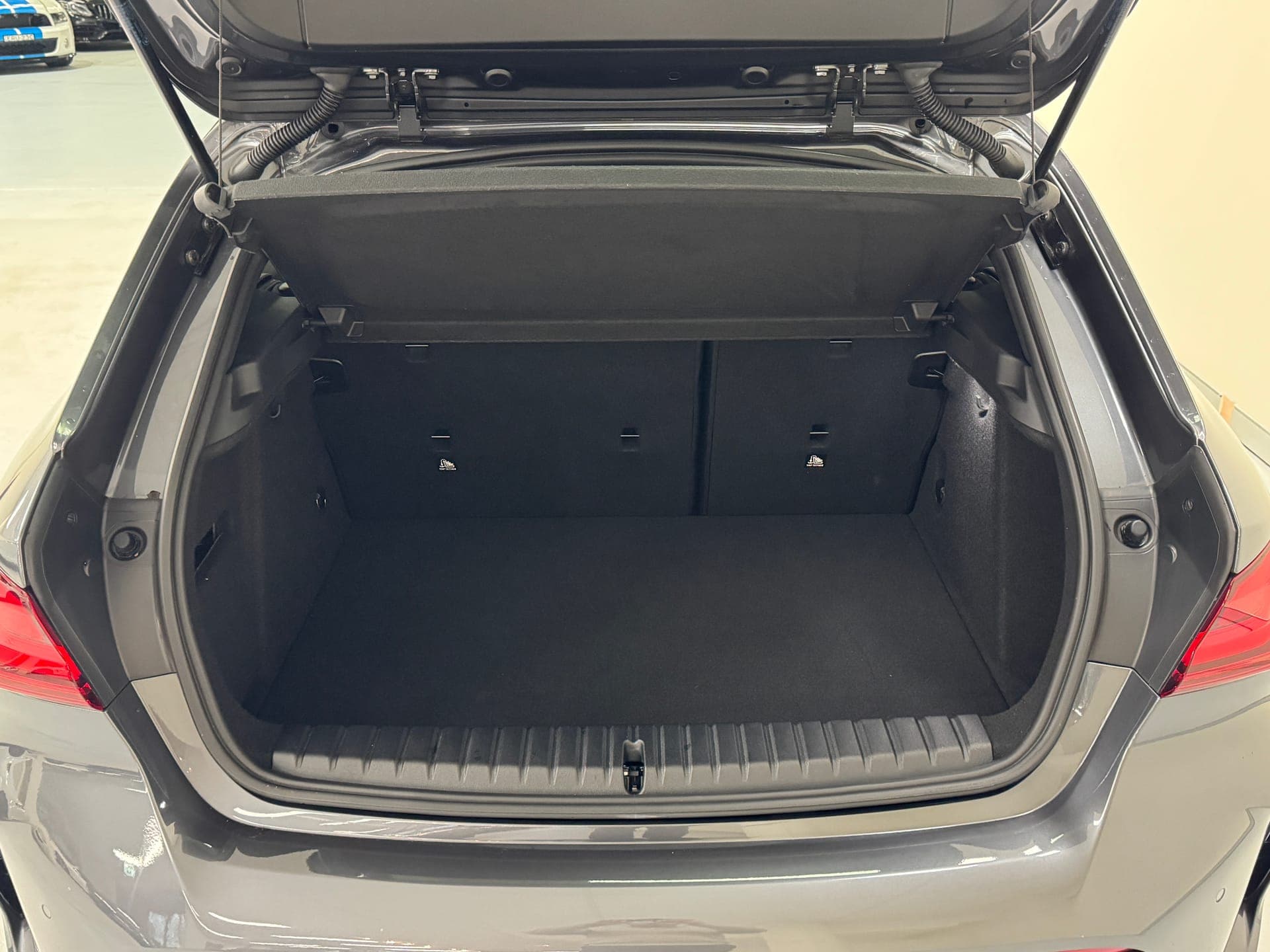 2020 BMW 1 Series 118i M Sport in Mineral Grey — boot