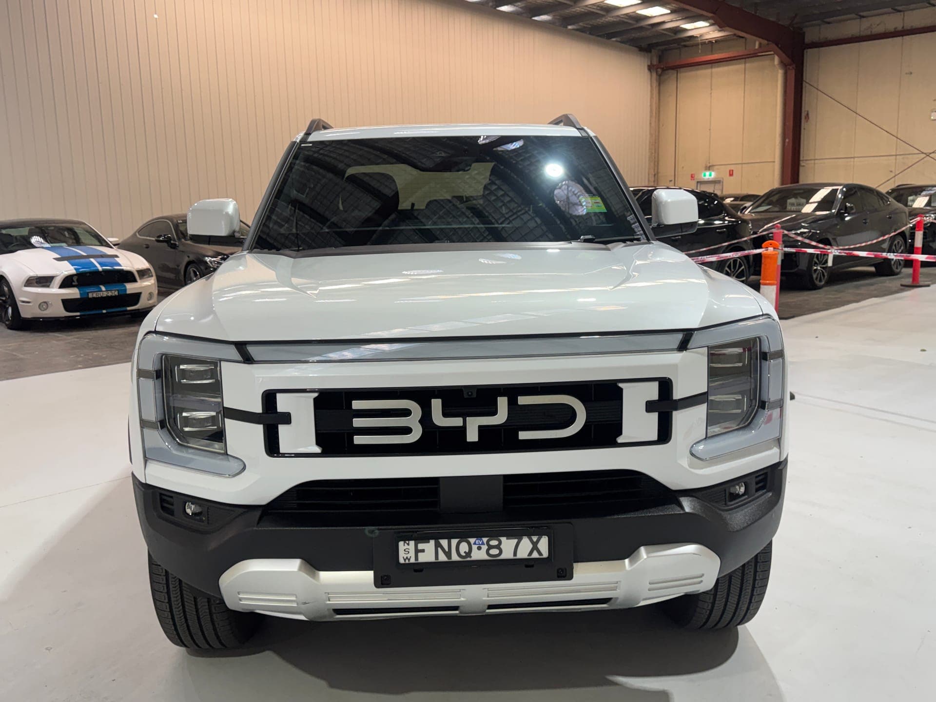 2024 BYD Shark 6 Dual Motor Premium in White — exterior rear
