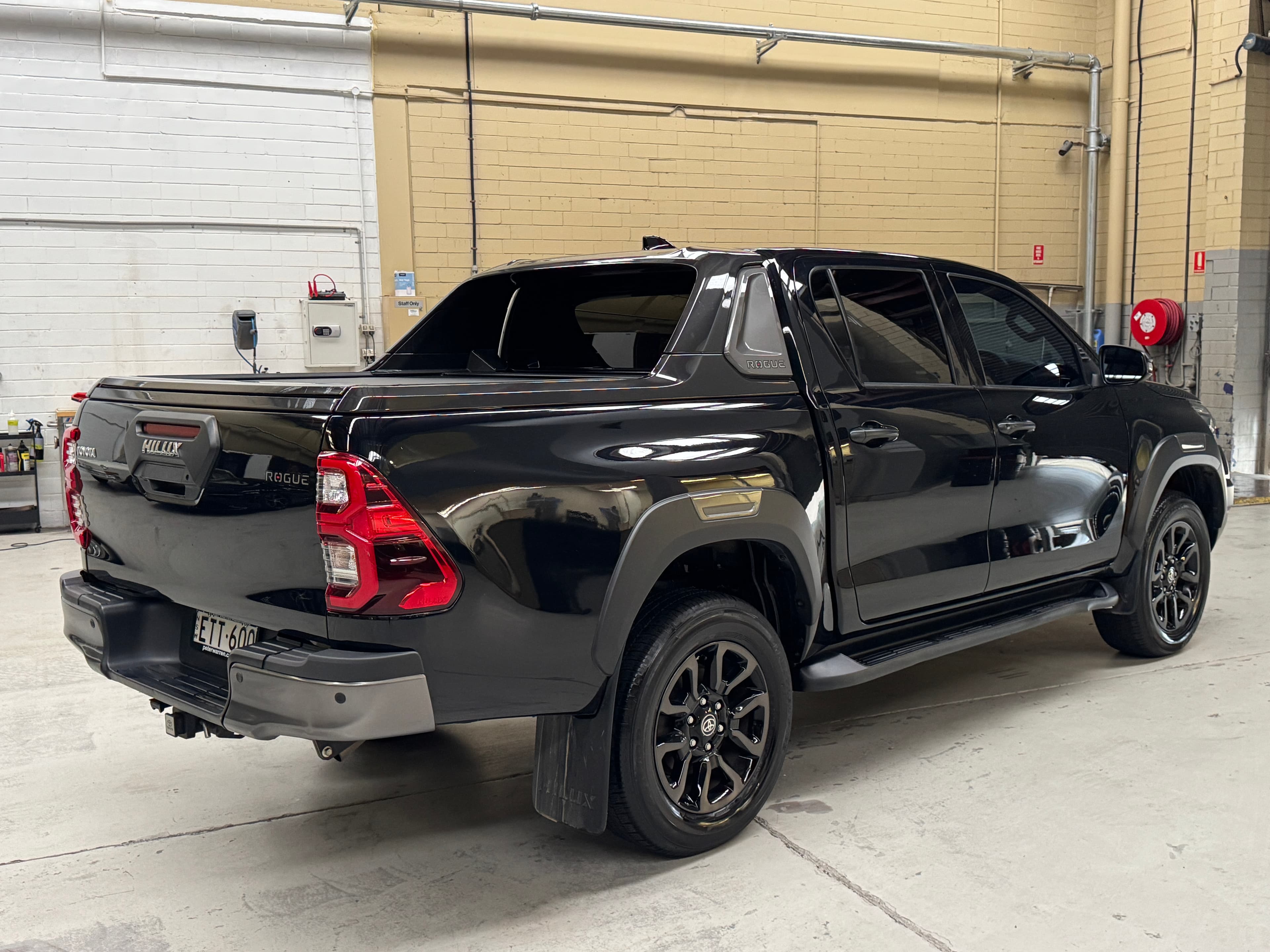 2022 TOYOTA HILUX ROGUE (4x4) GUN126R in BLACK — infotainment