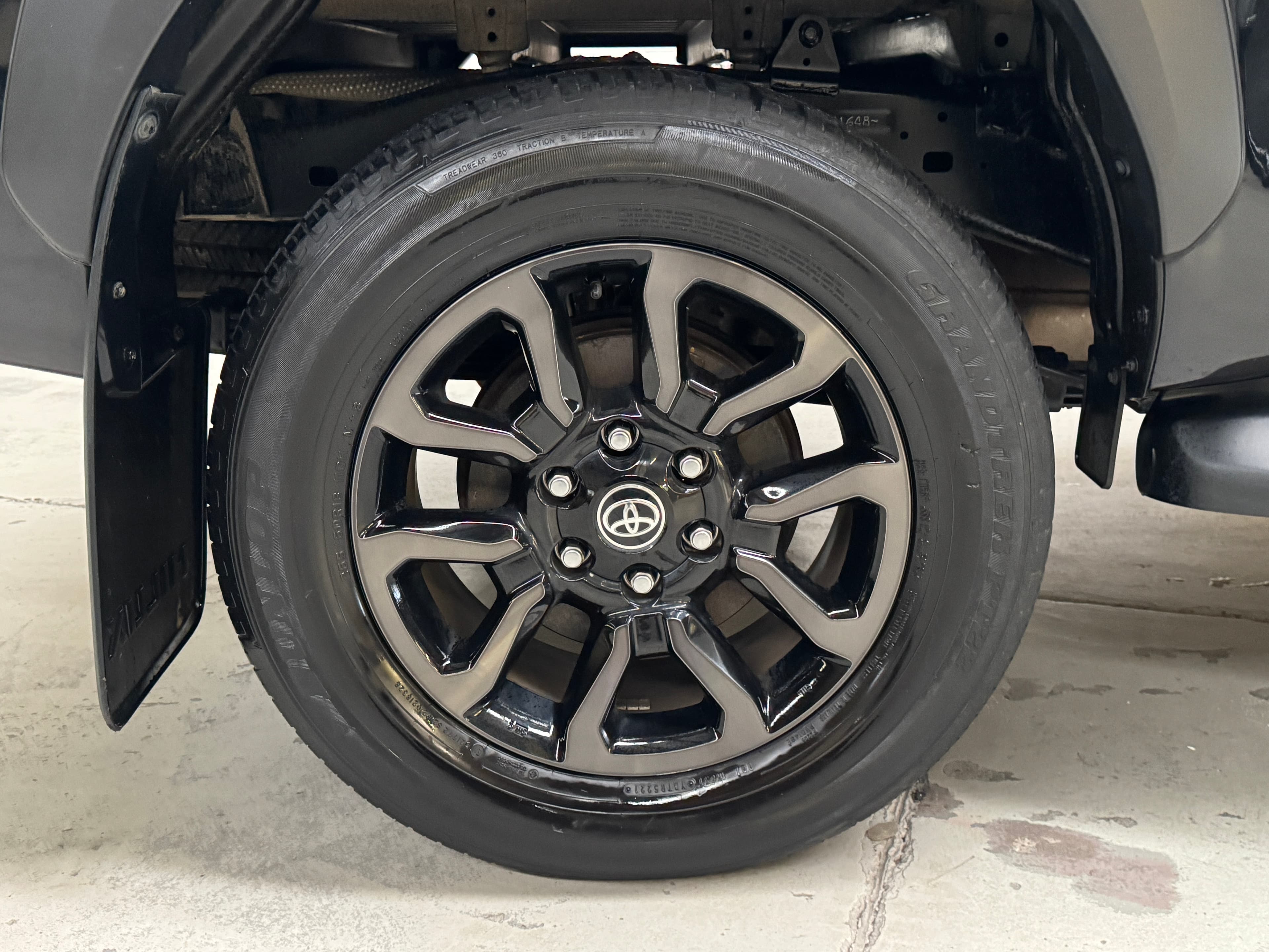 2022 TOYOTA HILUX ROGUE (4x4) GUN126R in BLACK — engine bay