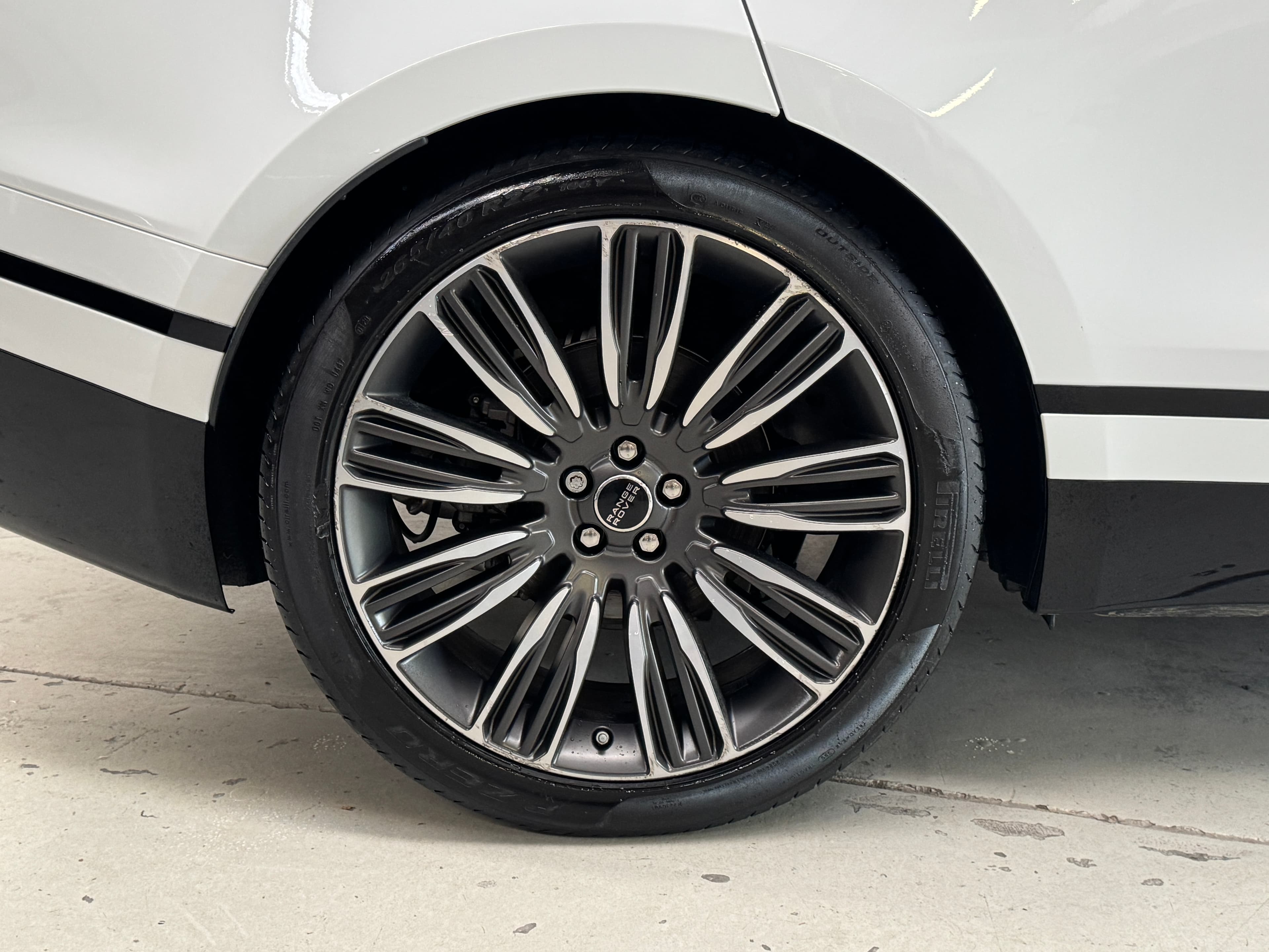 2018 Land Rover Velar D300 S in White — rear seats