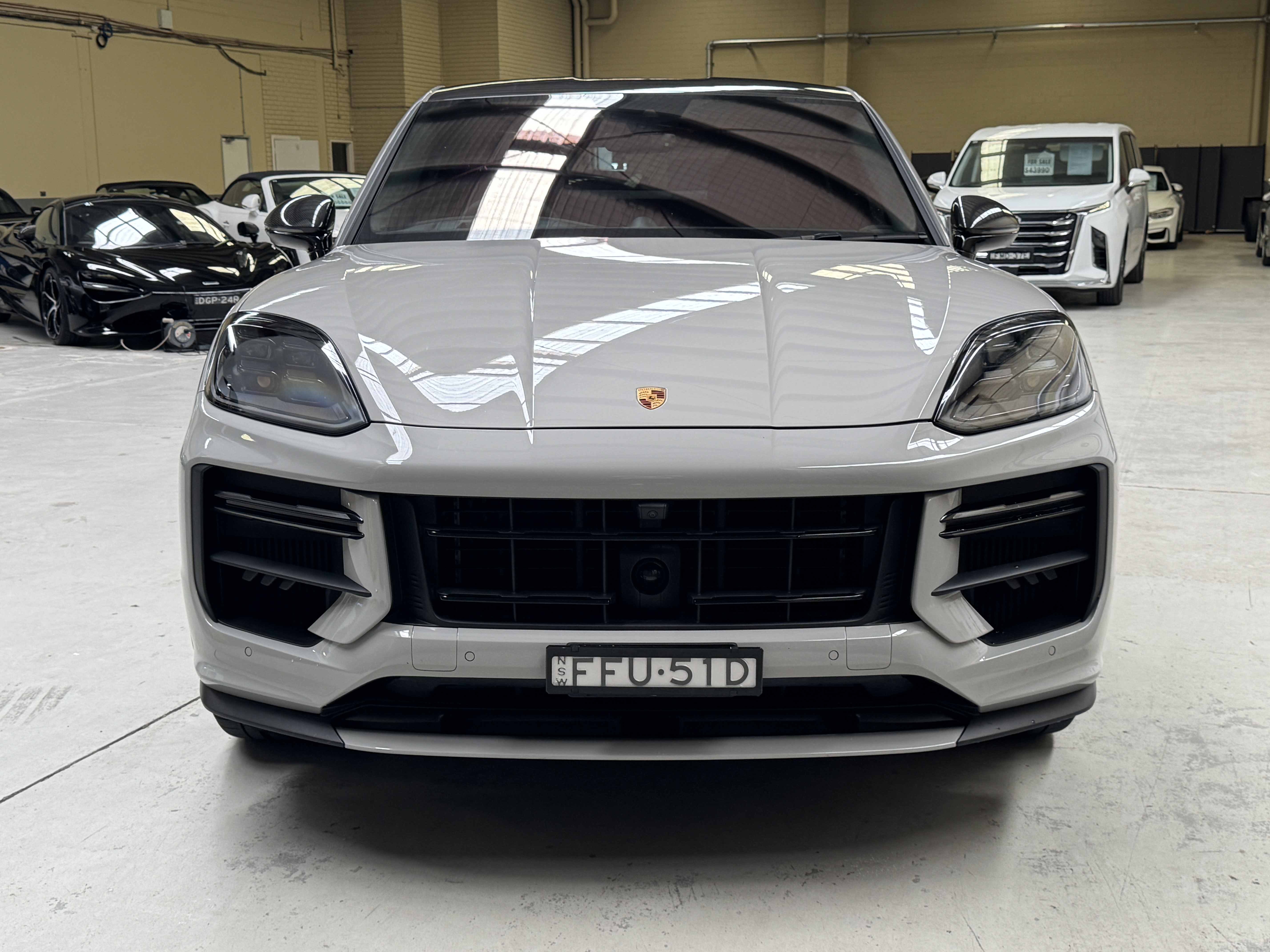 2024 Porsche Cayenne Turbo GT in Grey — exterior side