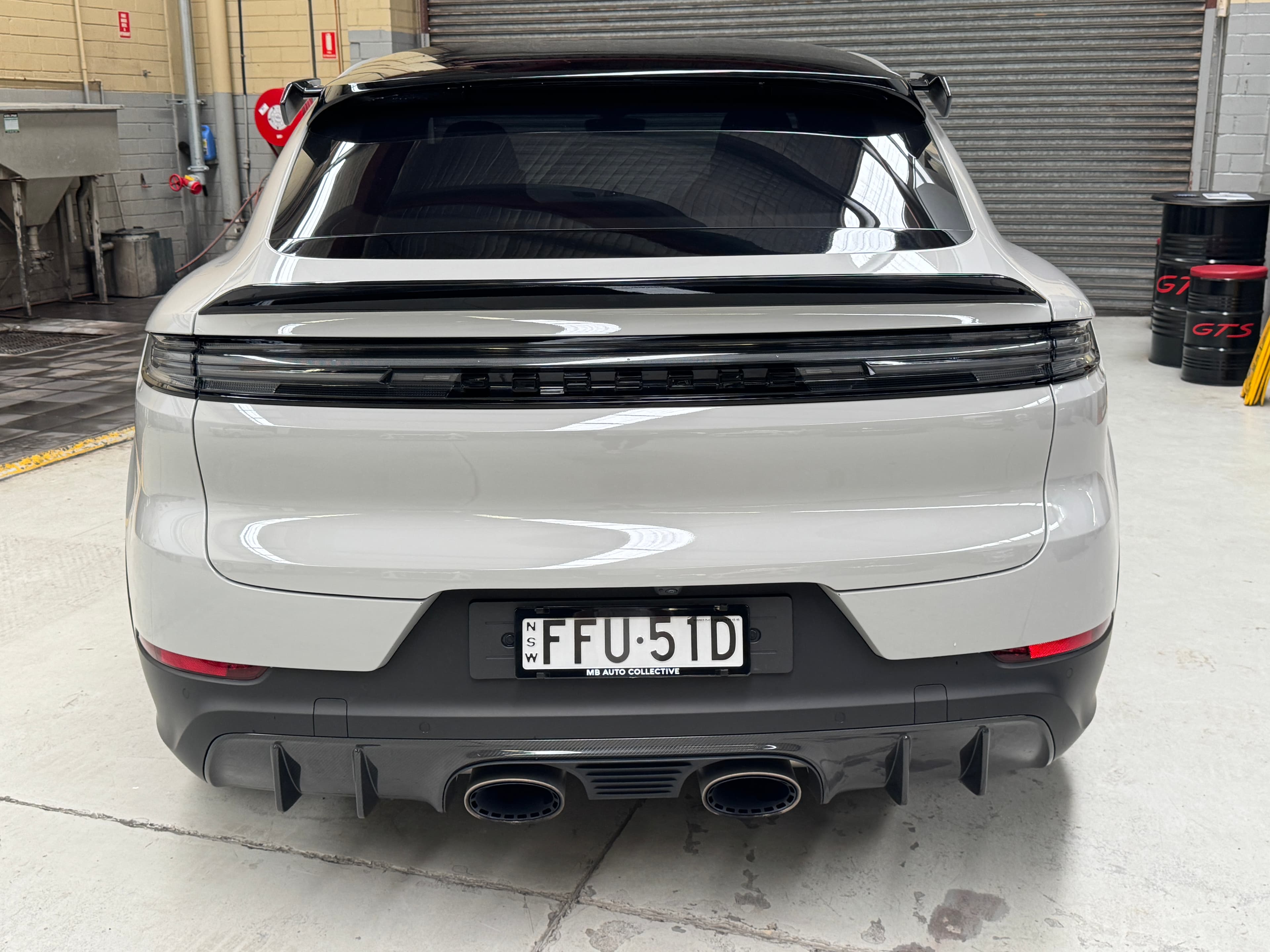 2024 Porsche Cayenne Turbo GT in Grey — front seats