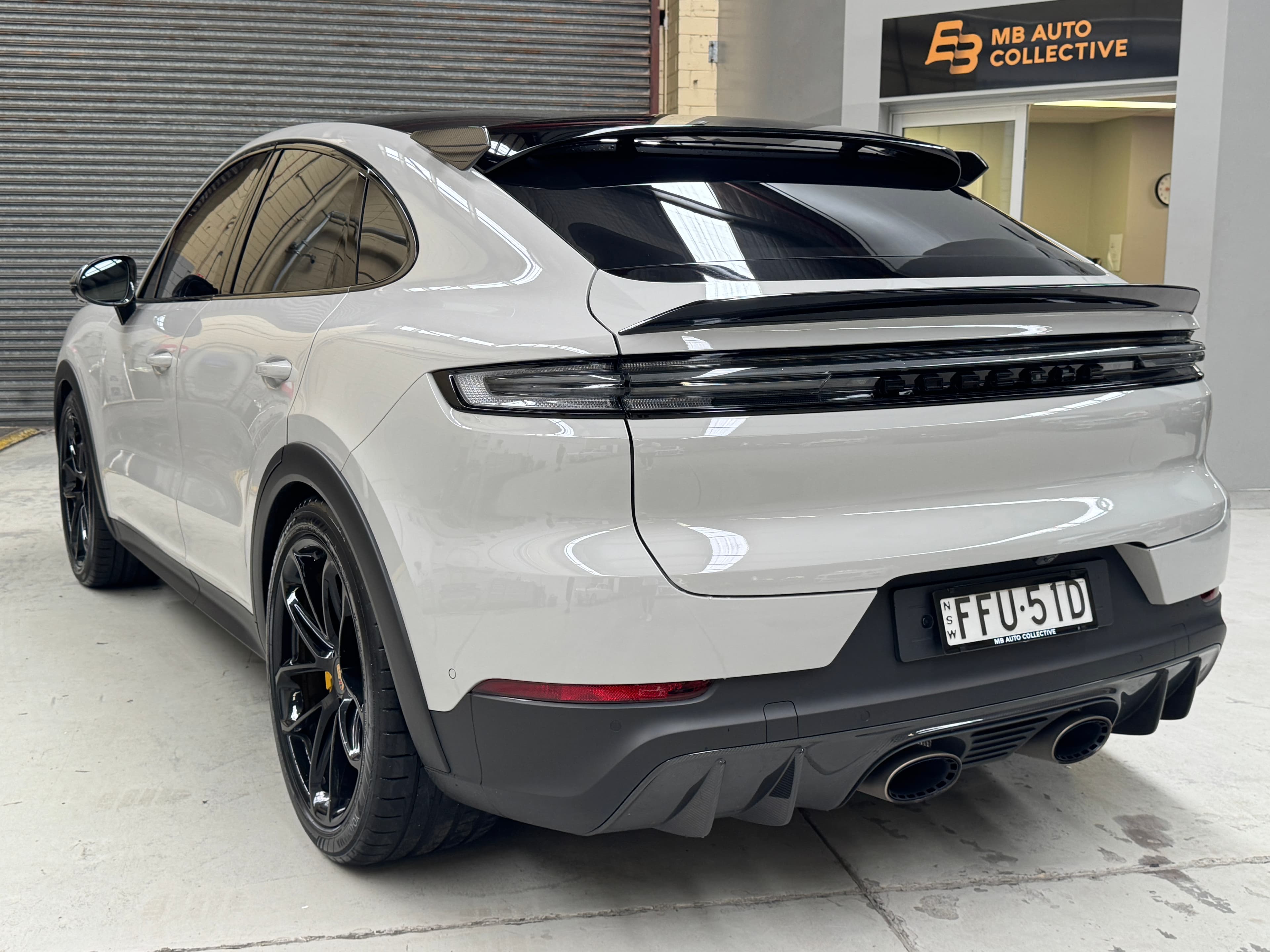 2024 Porsche Cayenne Turbo GT in Grey — boot