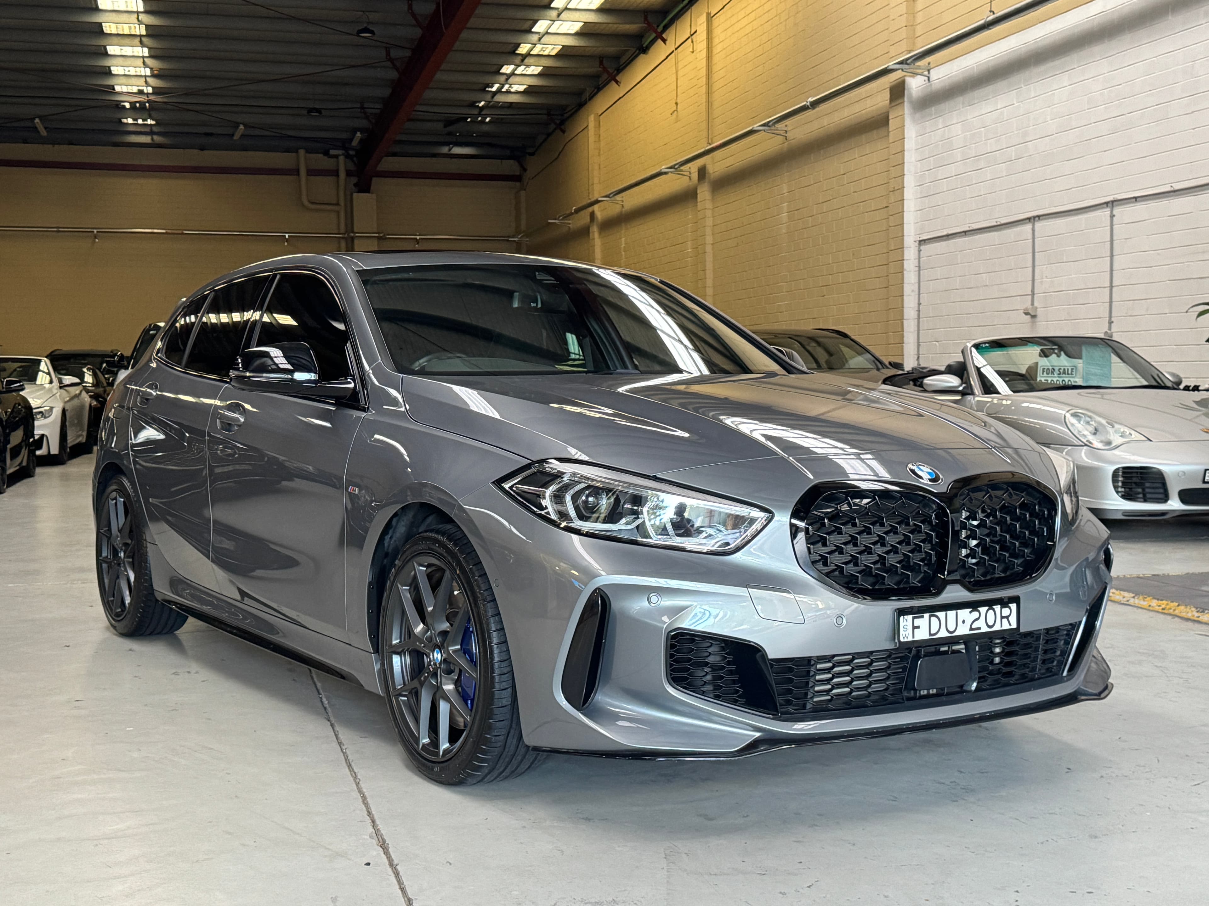 2023 BMW 1 Series M135i xDrive in Grey — exterior rear