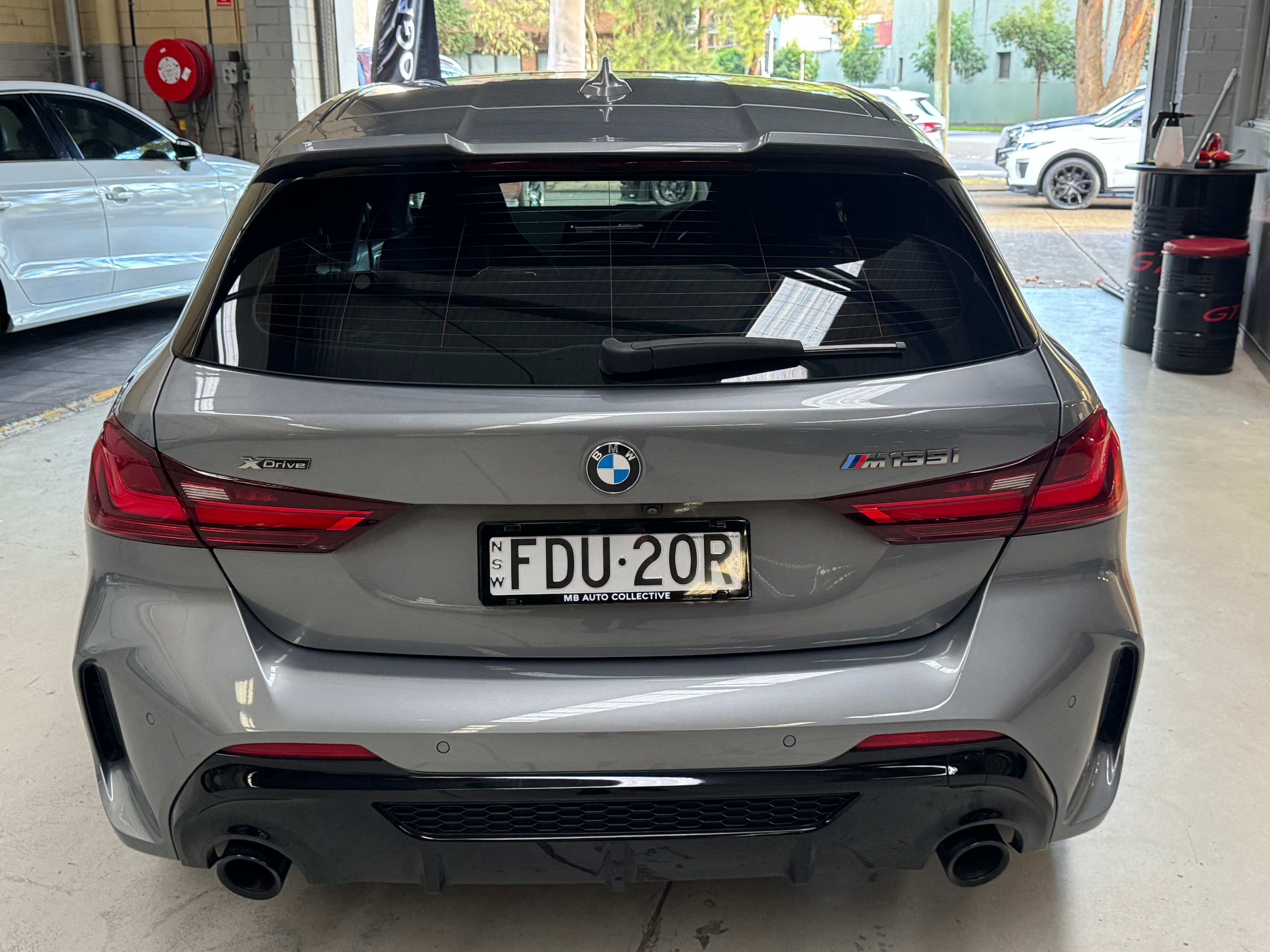 2023 BMW 1 Series M135i xDrive in Grey — boot