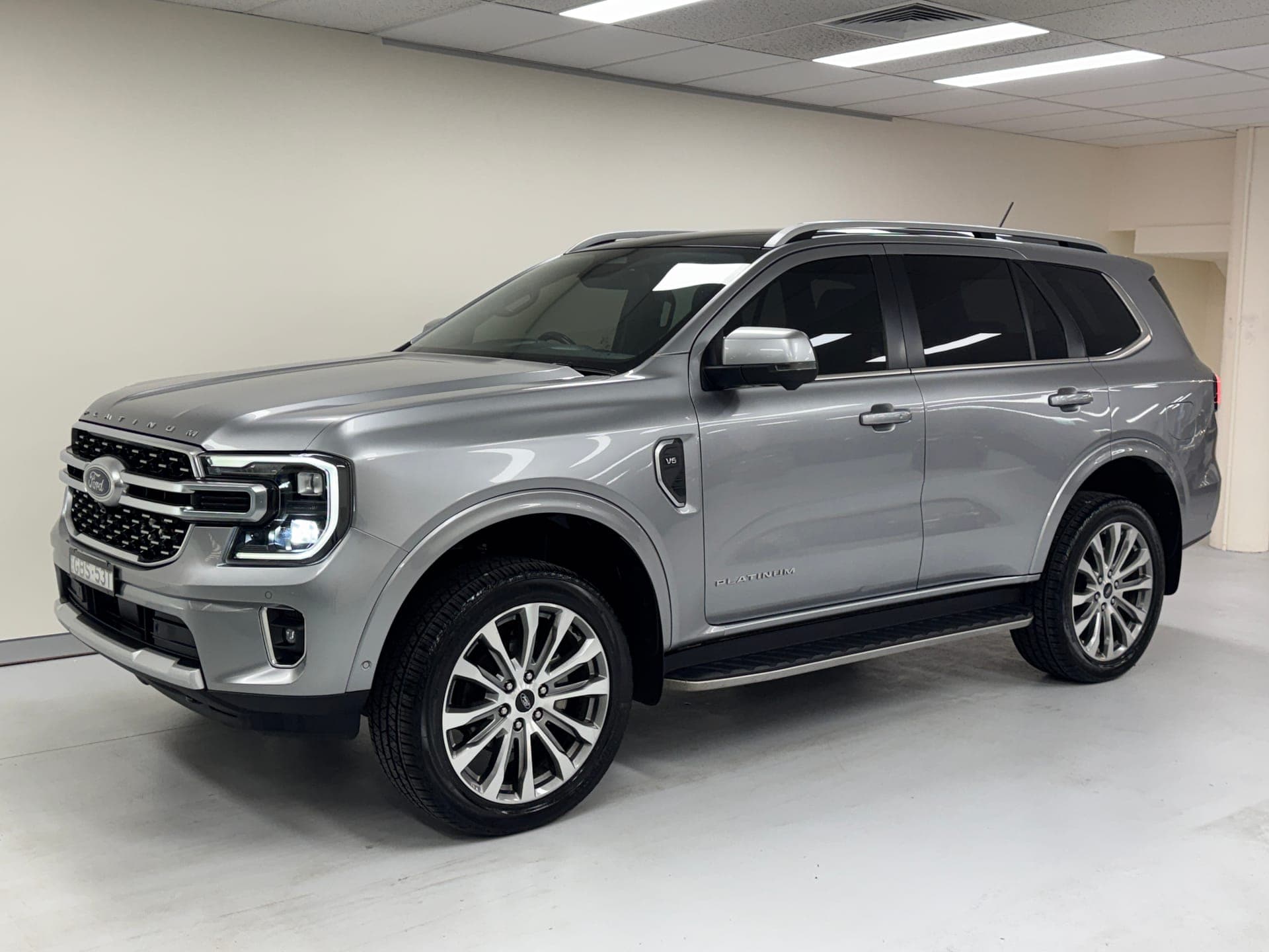 2023 Ford Everest Platinum (4WD) UB MY24 in Silver — dashboard