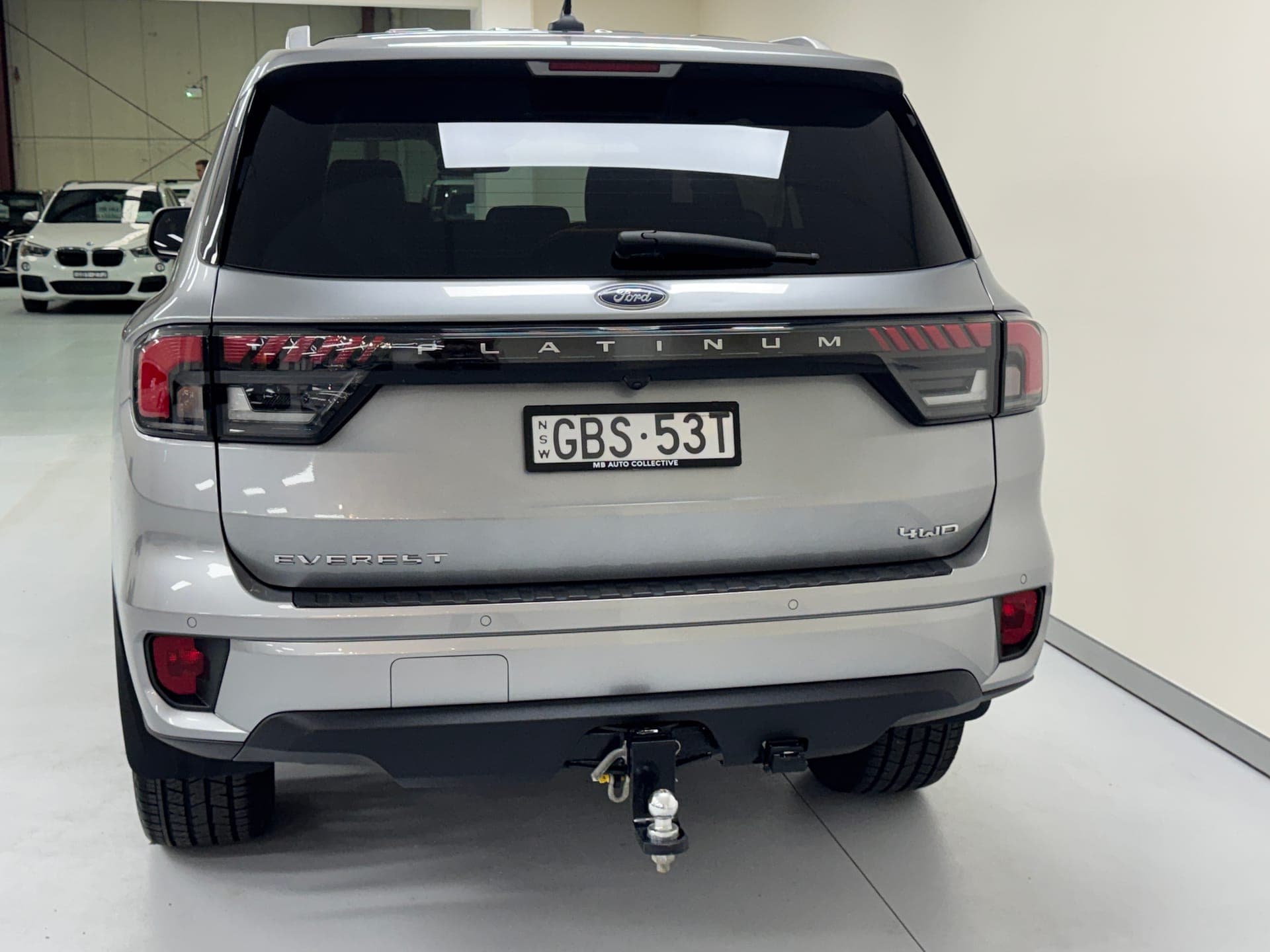 2023 Ford Everest Platinum (4WD) UB MY24 in Silver — rear seats