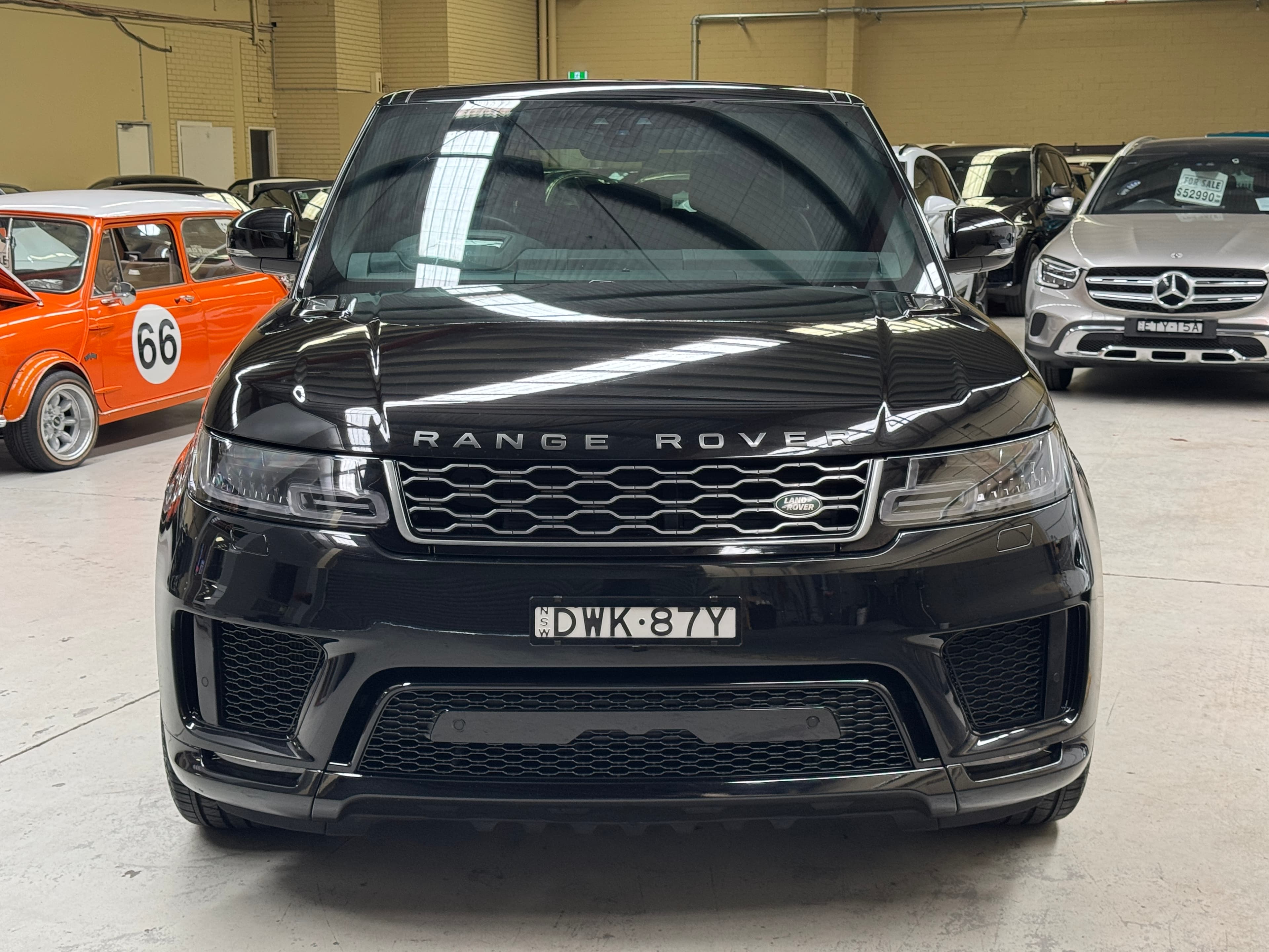 2018 Range Rover Range Rover Sport RANGE ROVER SPORT SDV6 HSE DYNAMIC DIESEL TURBO F/INJ 3.0L 8 SP AUTOMATIC in BLACK — exterior side