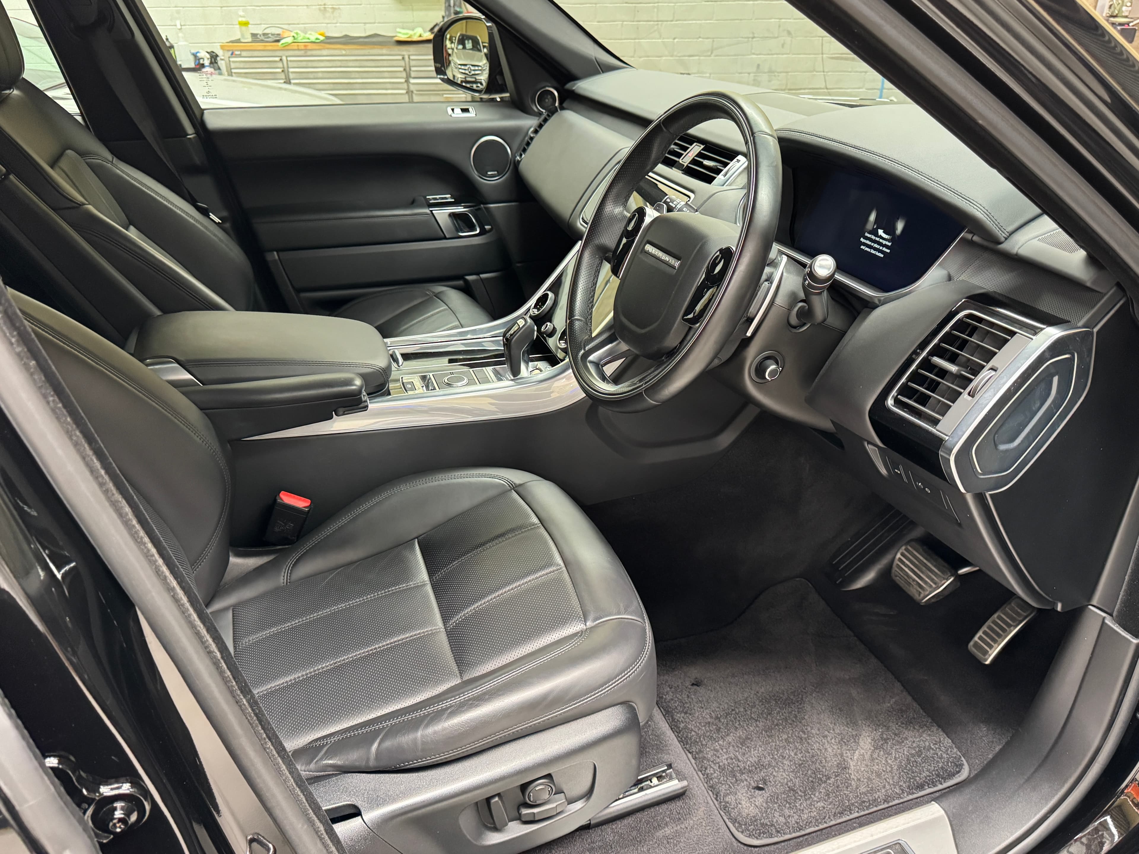 2018 Range Rover Range Rover Sport RANGE ROVER SPORT SDV6 HSE DYNAMIC DIESEL TURBO F/INJ 3.0L 8 SP AUTOMATIC in BLACK — engine bay