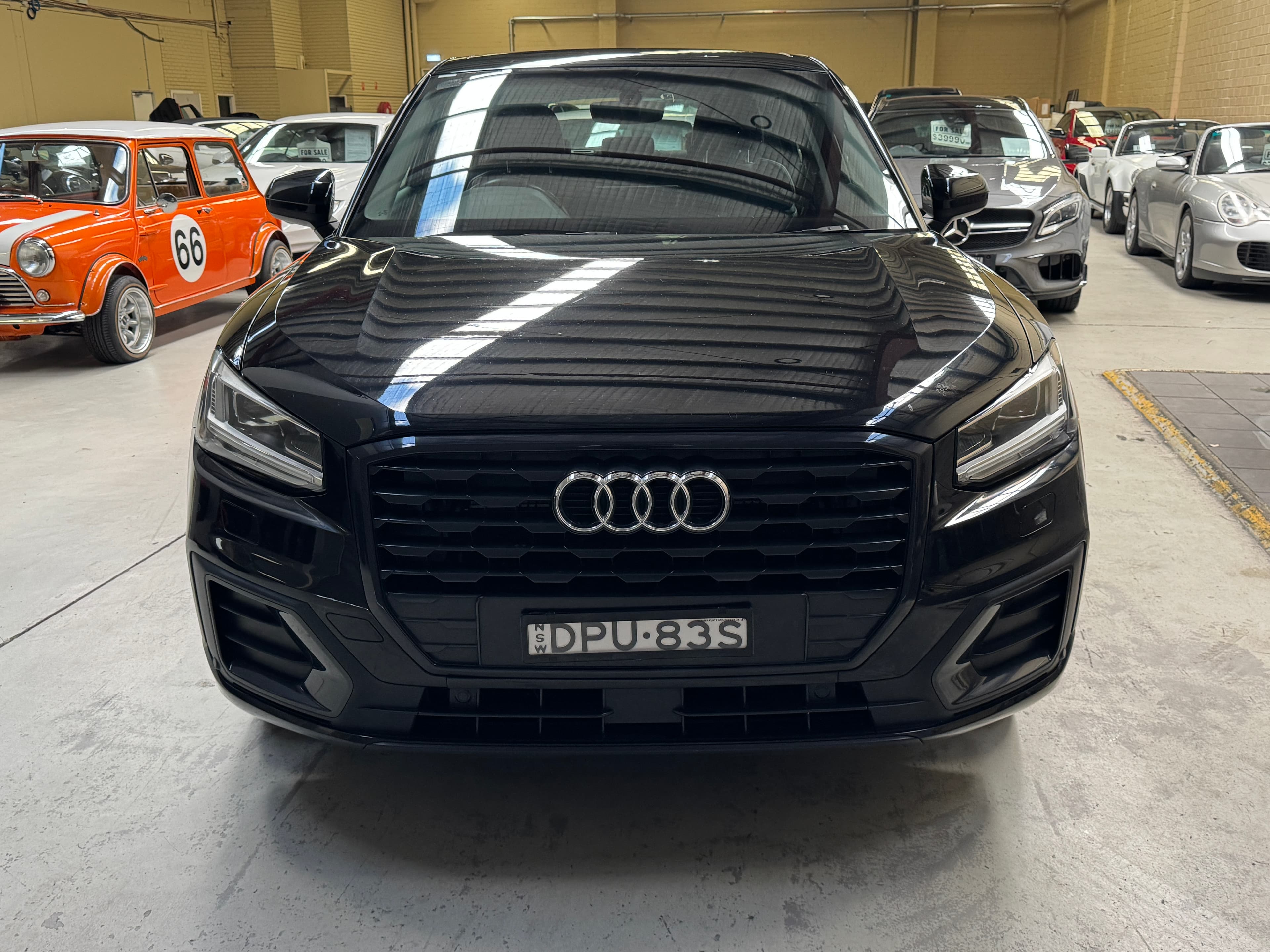2017 Audi Q2 Sport in Black — exterior rear