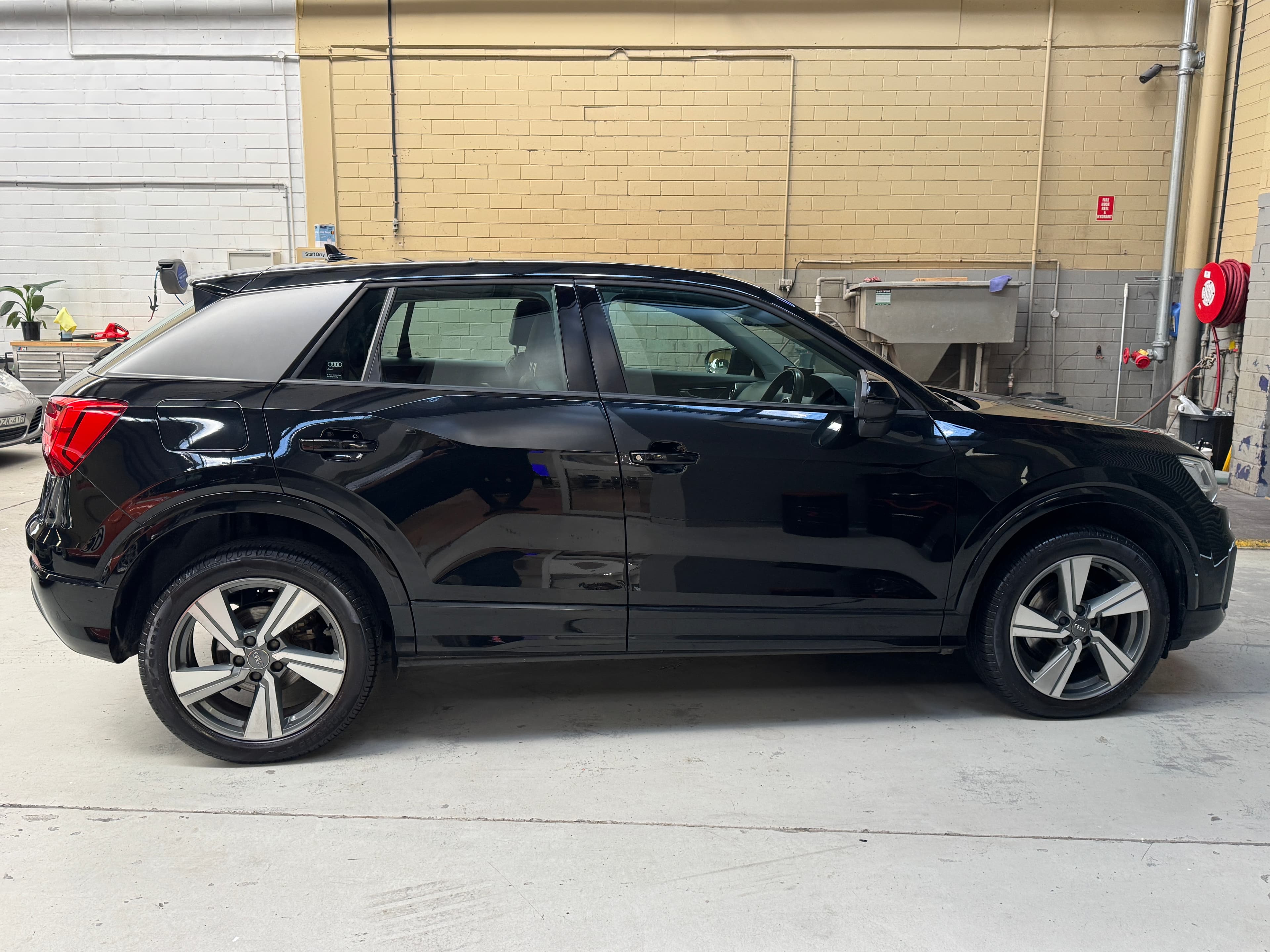 2017 Audi Q2 Sport in Black — interior
