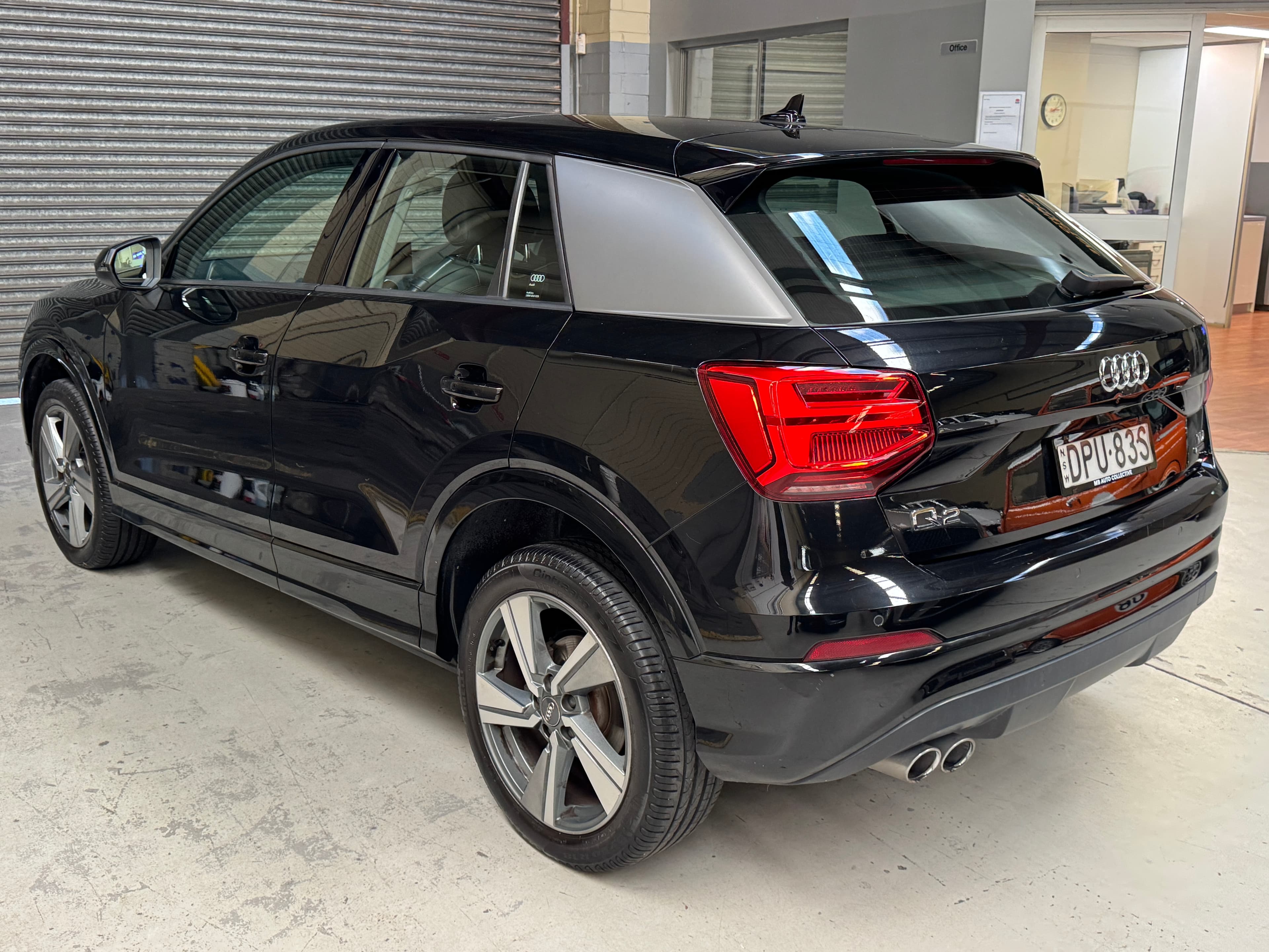 2017 Audi Q2 Sport in Black — infotainment