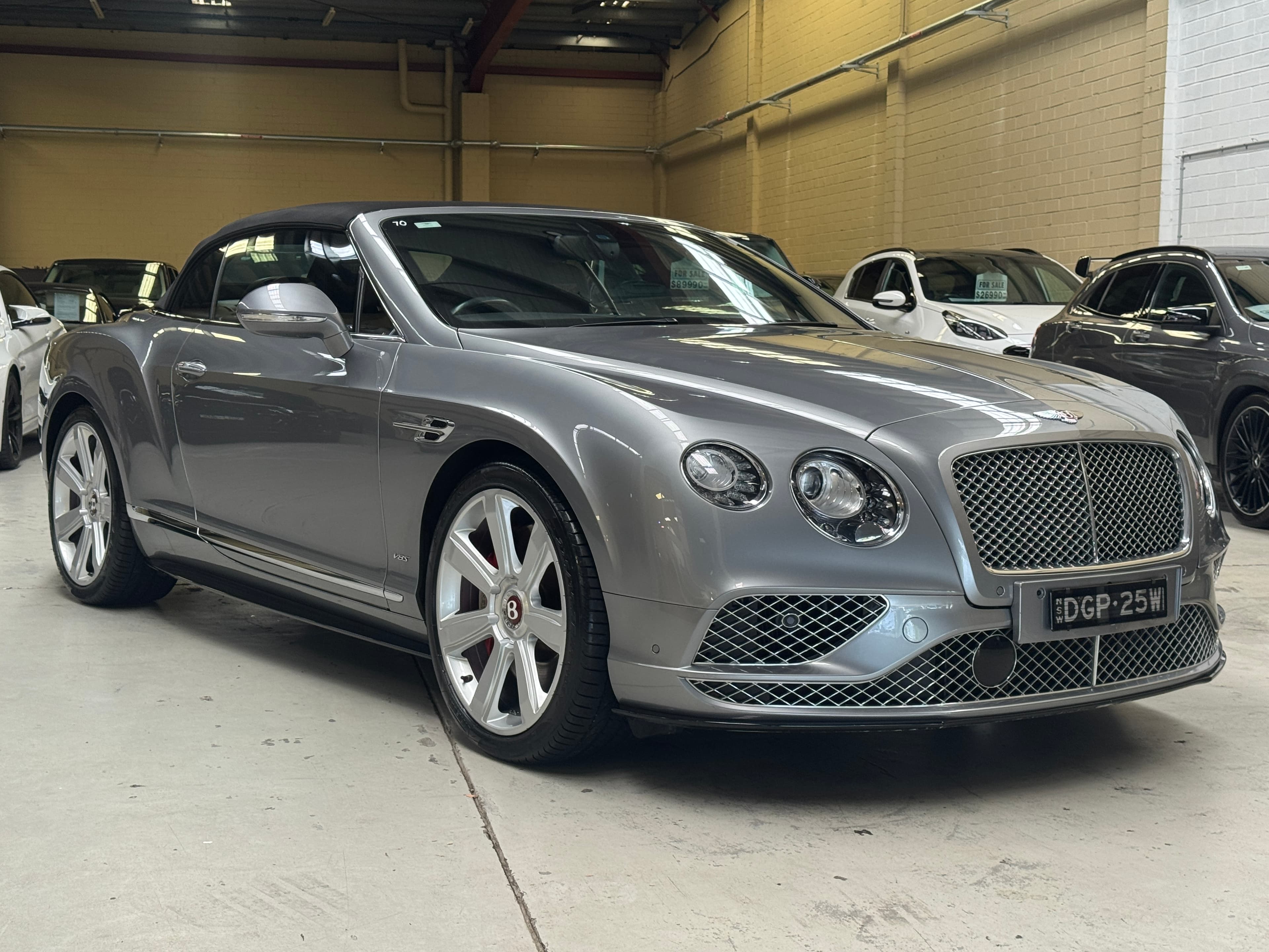 2017 Bentley CONTINENTAL V8S in Hallmark Silver — exterior side