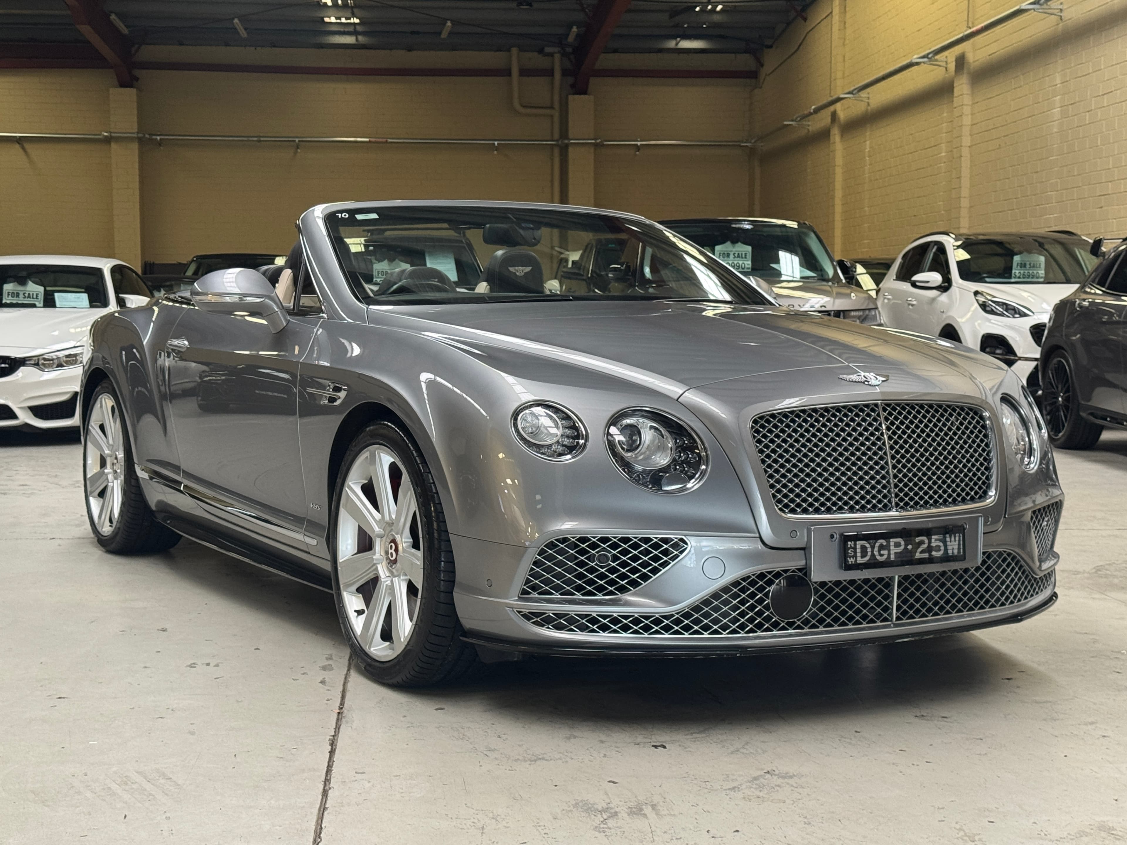 2017 Bentley CONTINENTAL V8S in Hallmark Silver — exterior front