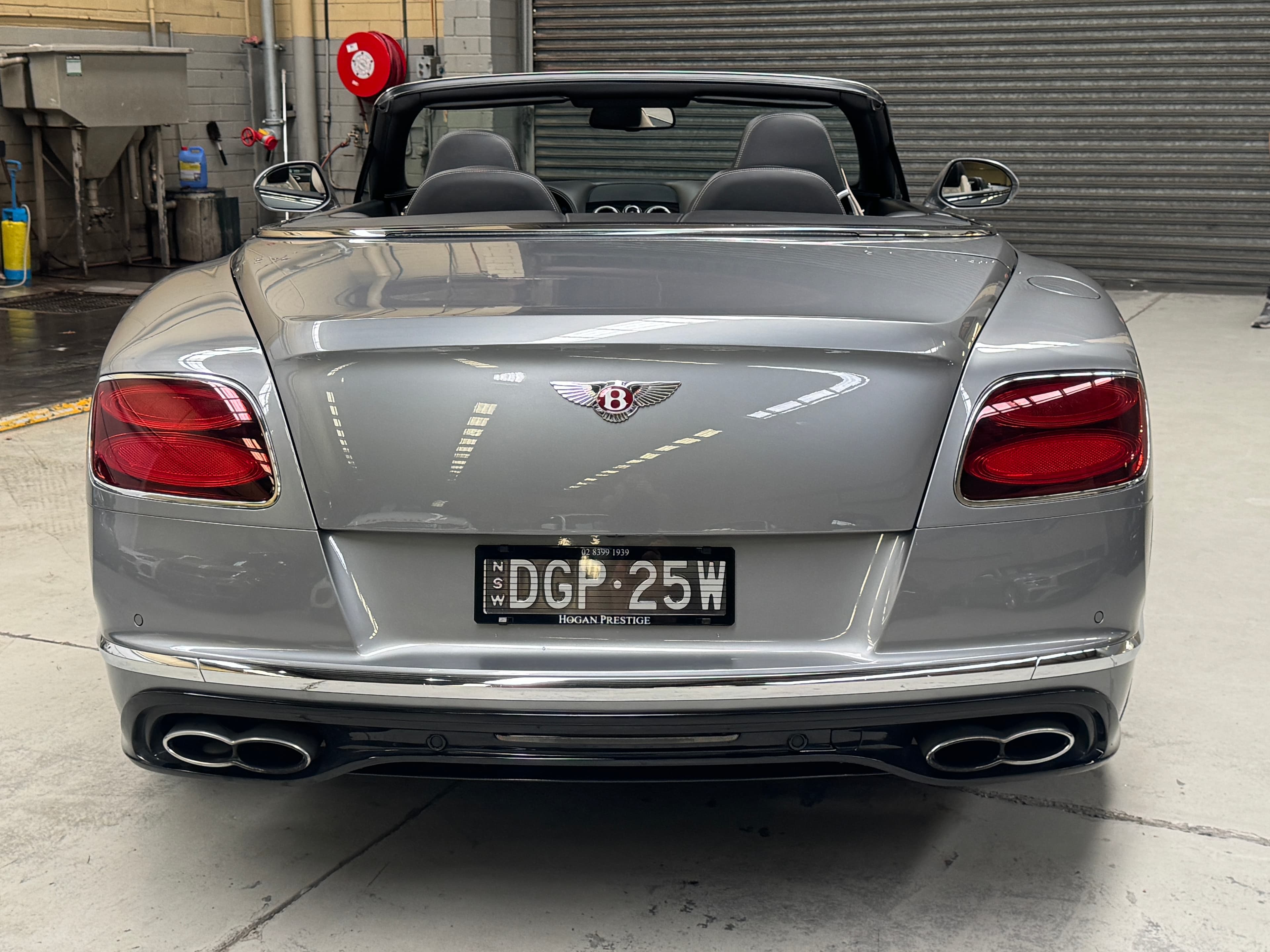 2017 Bentley CONTINENTAL V8S in Hallmark Silver — engine bay