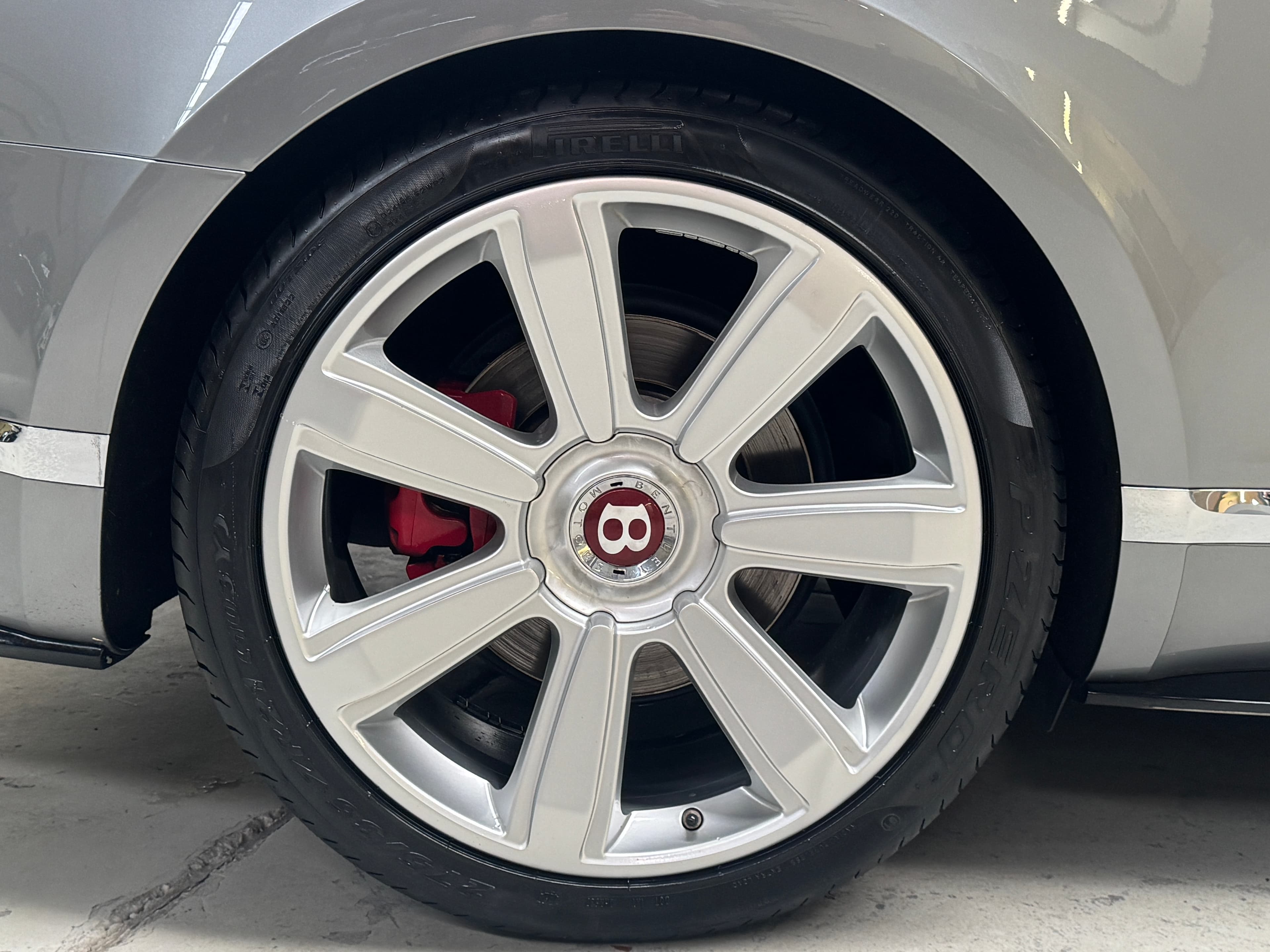 2017 Bentley CONTINENTAL V8S in Hallmark Silver — odometer